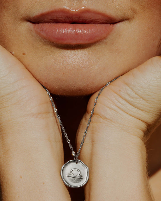 Zodiac Necklace – Libra / Waage Silber