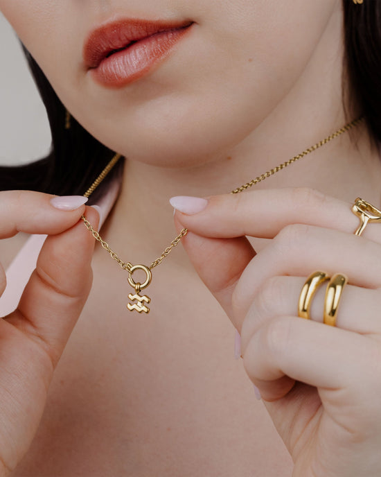 Bubble Zodiac Necklace Charms