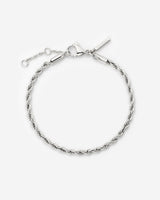 Rope Chain Bracelet Silber