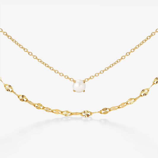 Delicate Pearl Bundle Gold