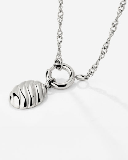 Serenity Singapore Chain Necklace Set Silber