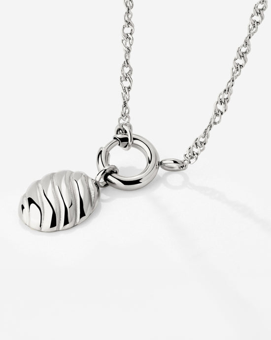 Serenity Singapore Chain Necklace Set Silber