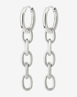 Long Link Hoop Set Small Silber