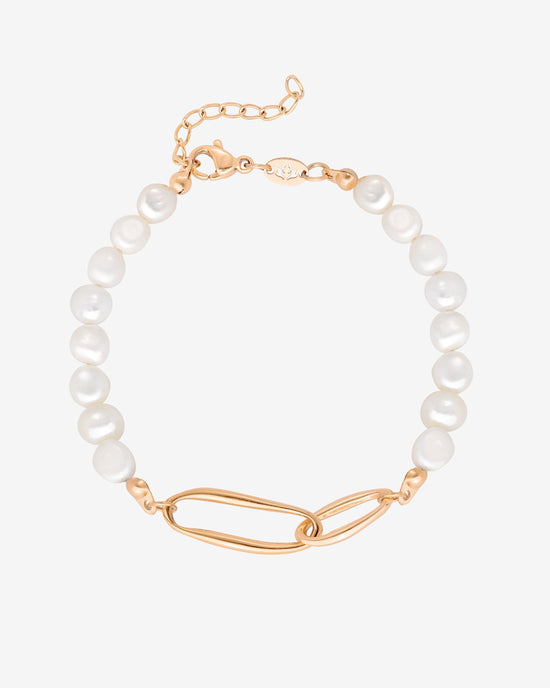 Fluidity Pearl Bracelet Roségold