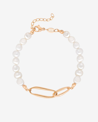 Fluidity Pearl Bracelet Roségold