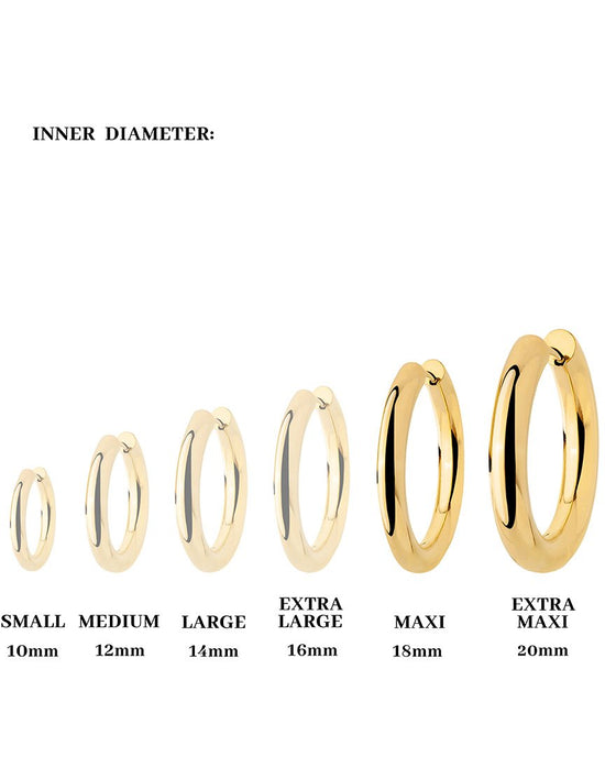 Chunky Lover Hoop Bundle Maxi Gold