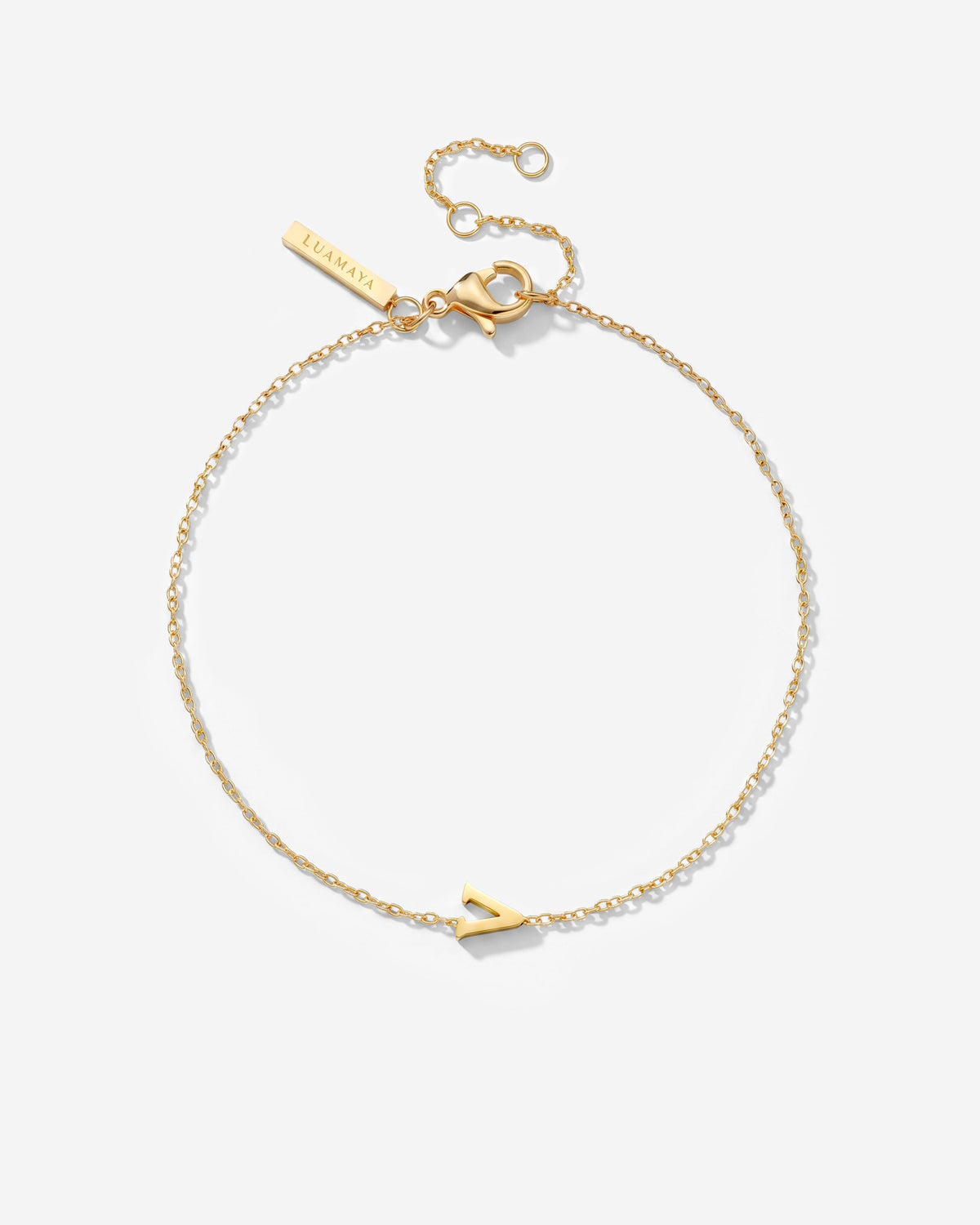 Tiny Letter Bracelet