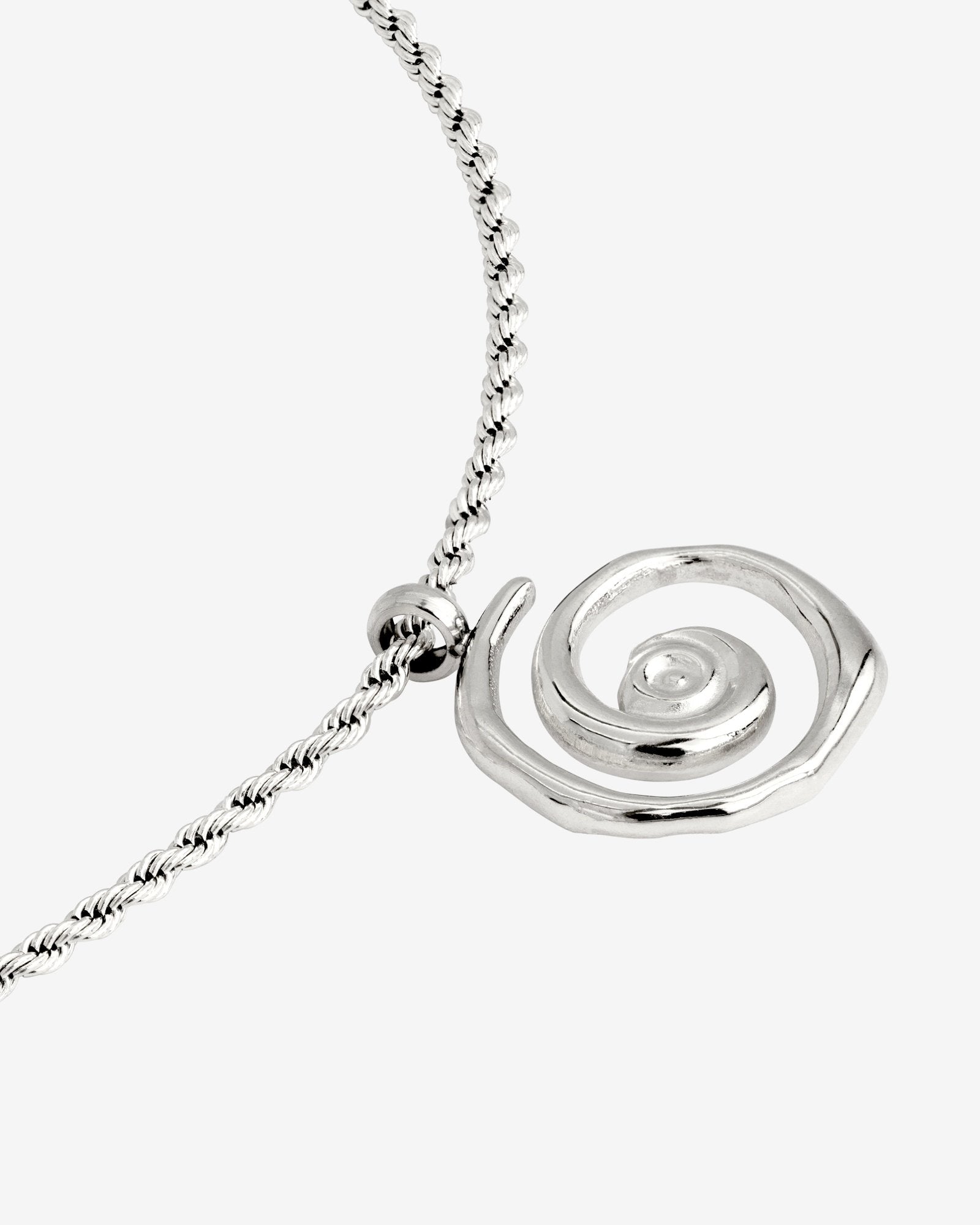 Sweet Swirl Necklace Silber