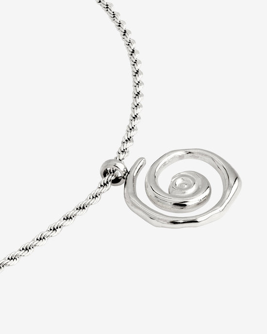 Sweet Swirl Necklace Silber
