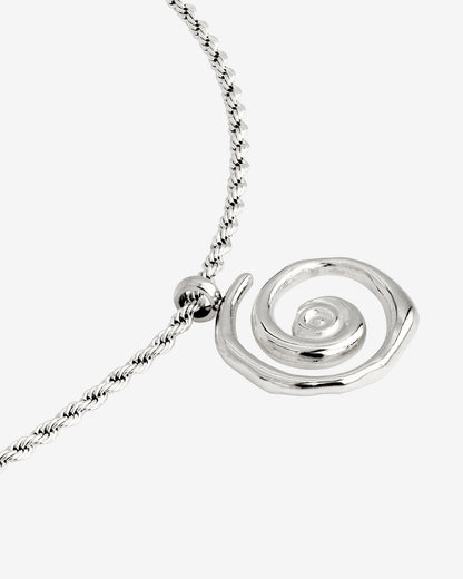 Sweet Swirl Necklace Silber