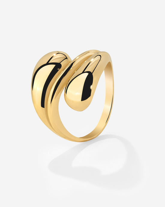 Sculpted Touch Ring Gold