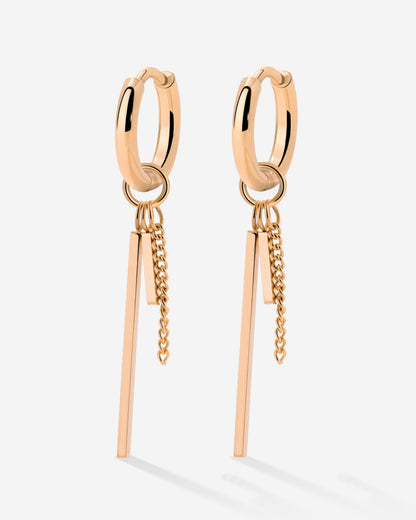 This and That Hoop Set Small Roségold