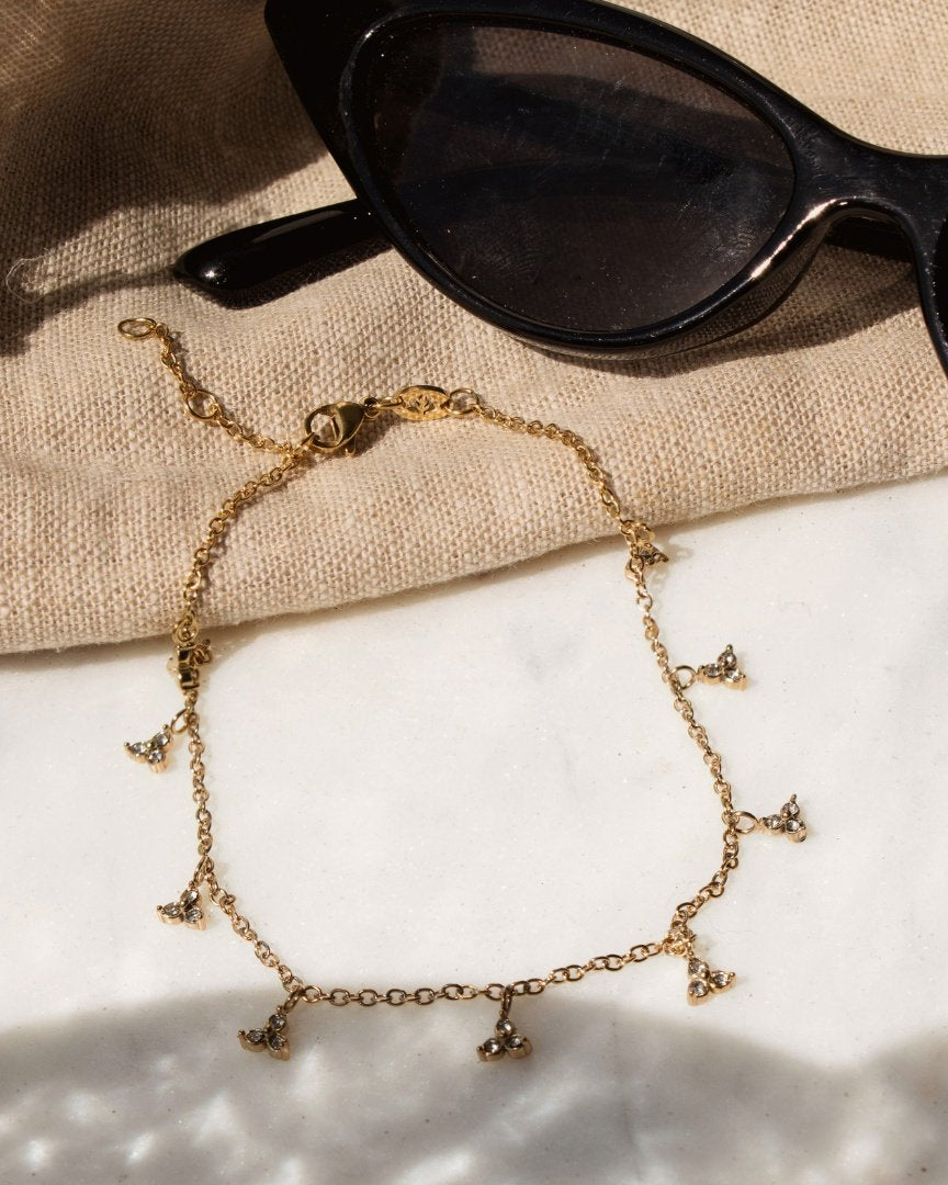 Twinkle Anklet Roségold