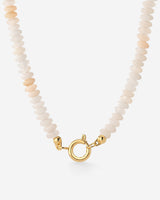 Blushstone Charm Necklace Gold