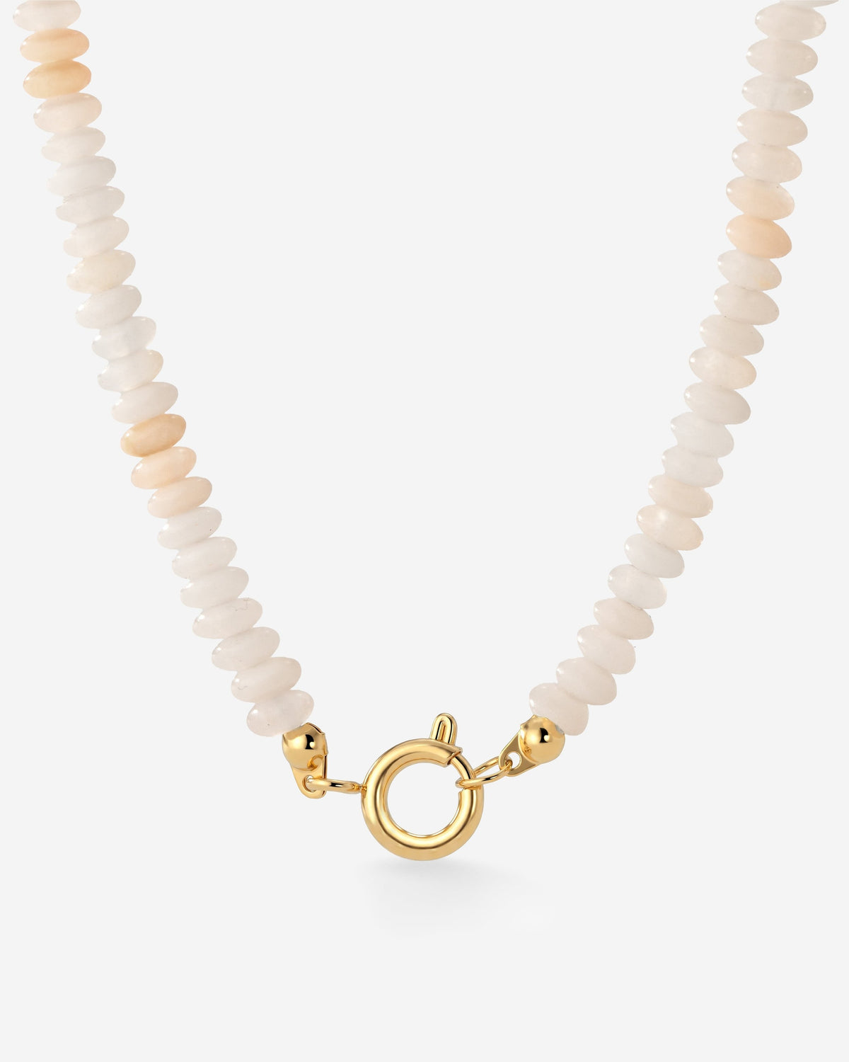 Blushstone Charm Necklace Gold