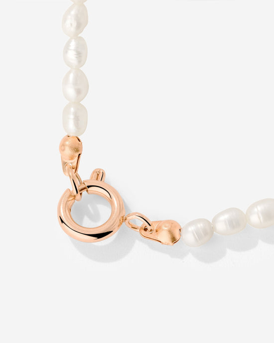 Pearly Charm Necklace Roségold
