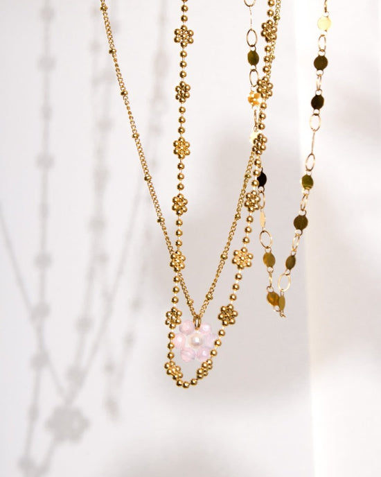 Blooming Choker Silber