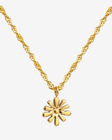 Flowery Necklace Gold
