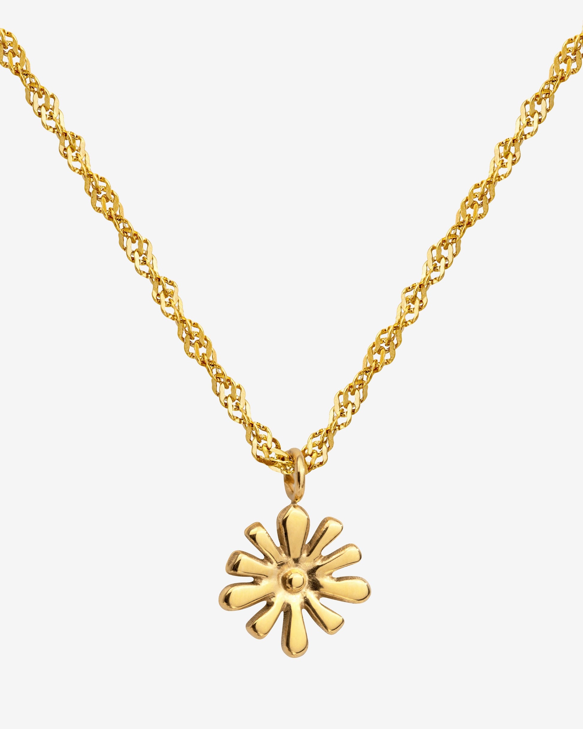 Flowery Necklace Gold