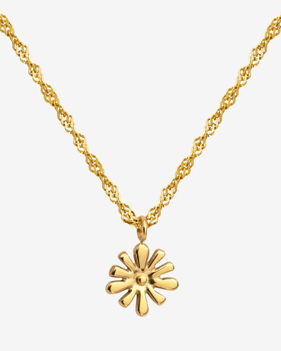 Flowery Necklace Gold
