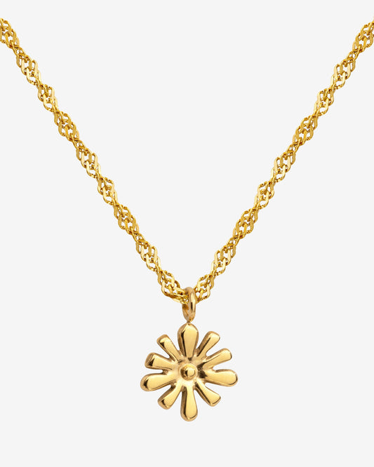 Flowery Necklace Gold