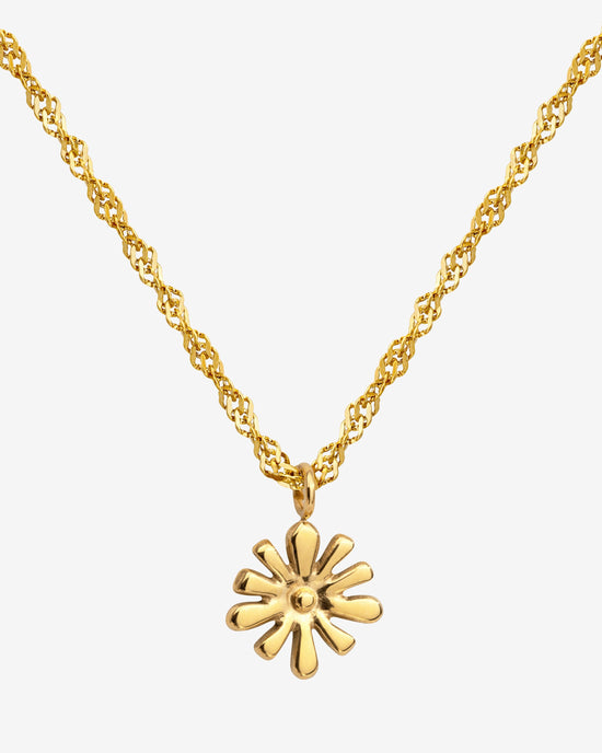 Flowery Necklace Gold