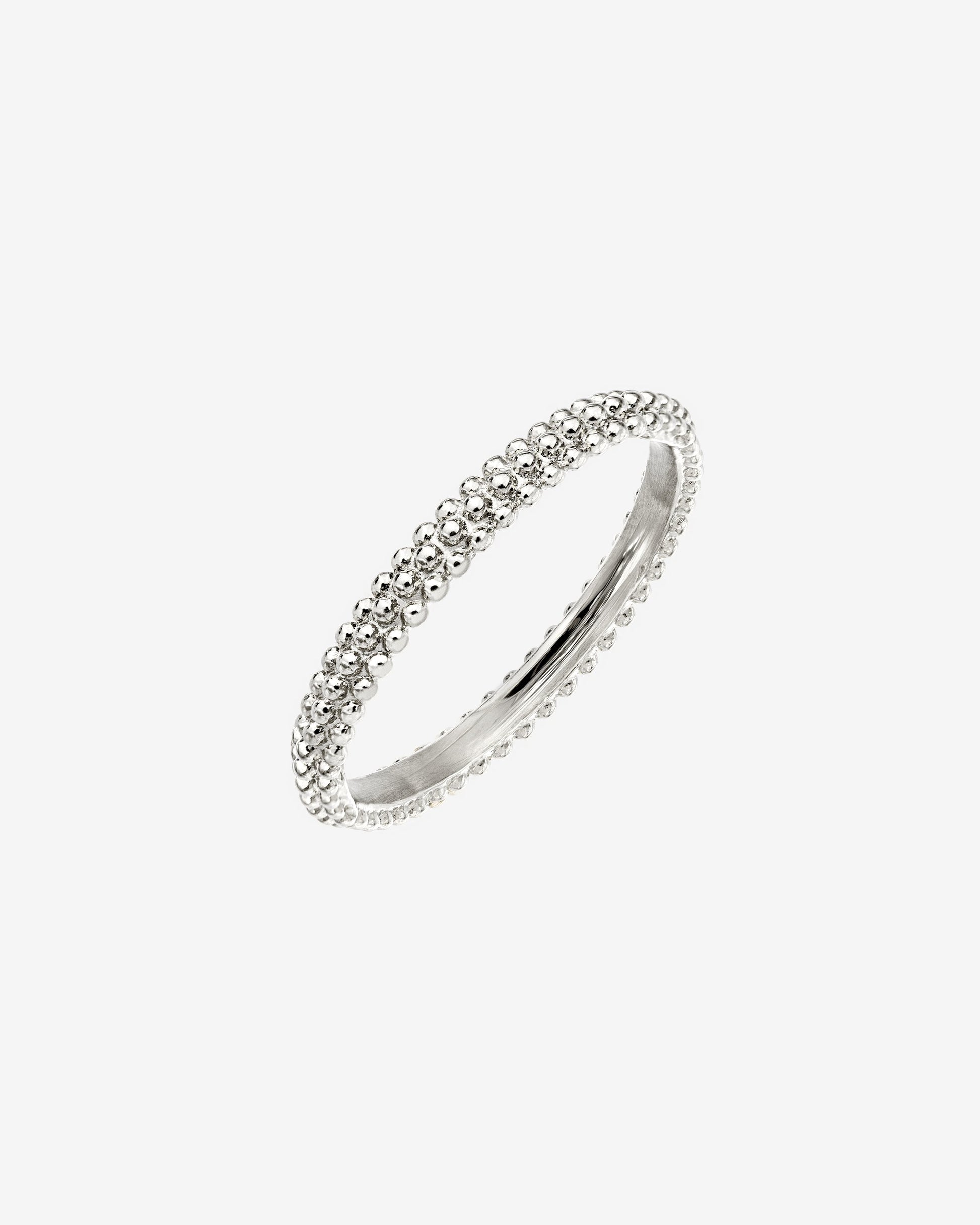 Bead it Ring Silber