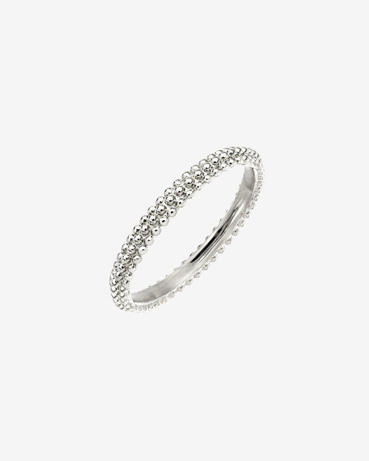 Bead it Ring Silber