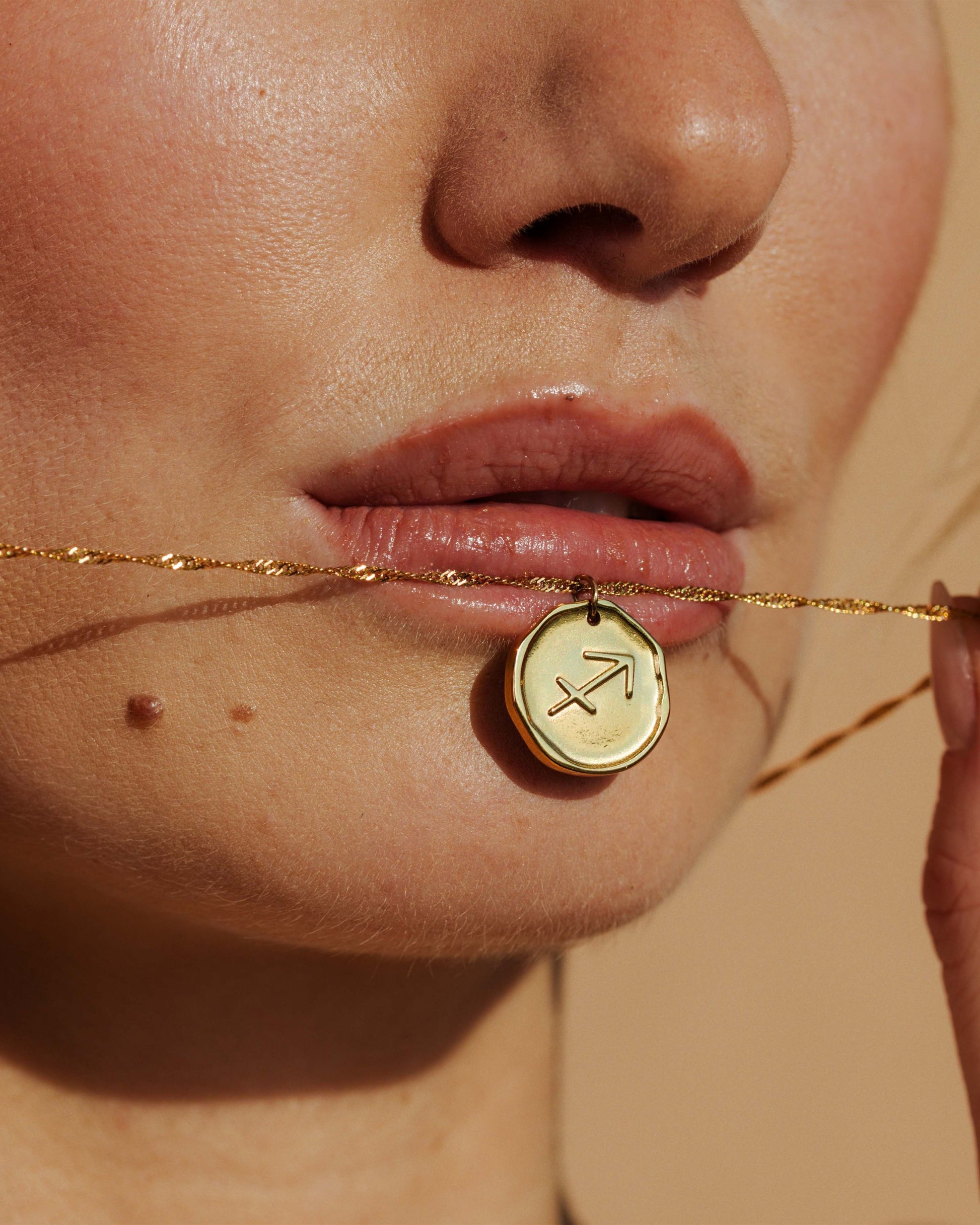 Zodiac Necklace Gold