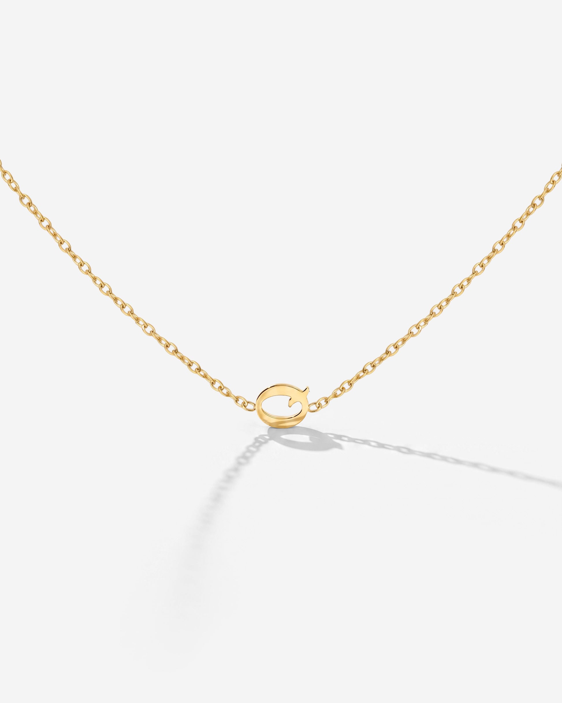 Tiny Letter Necklace