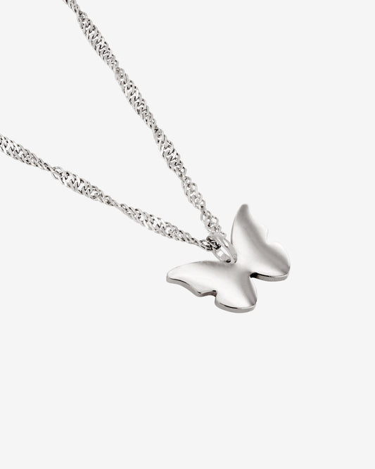 Flutterby Necklace Silber