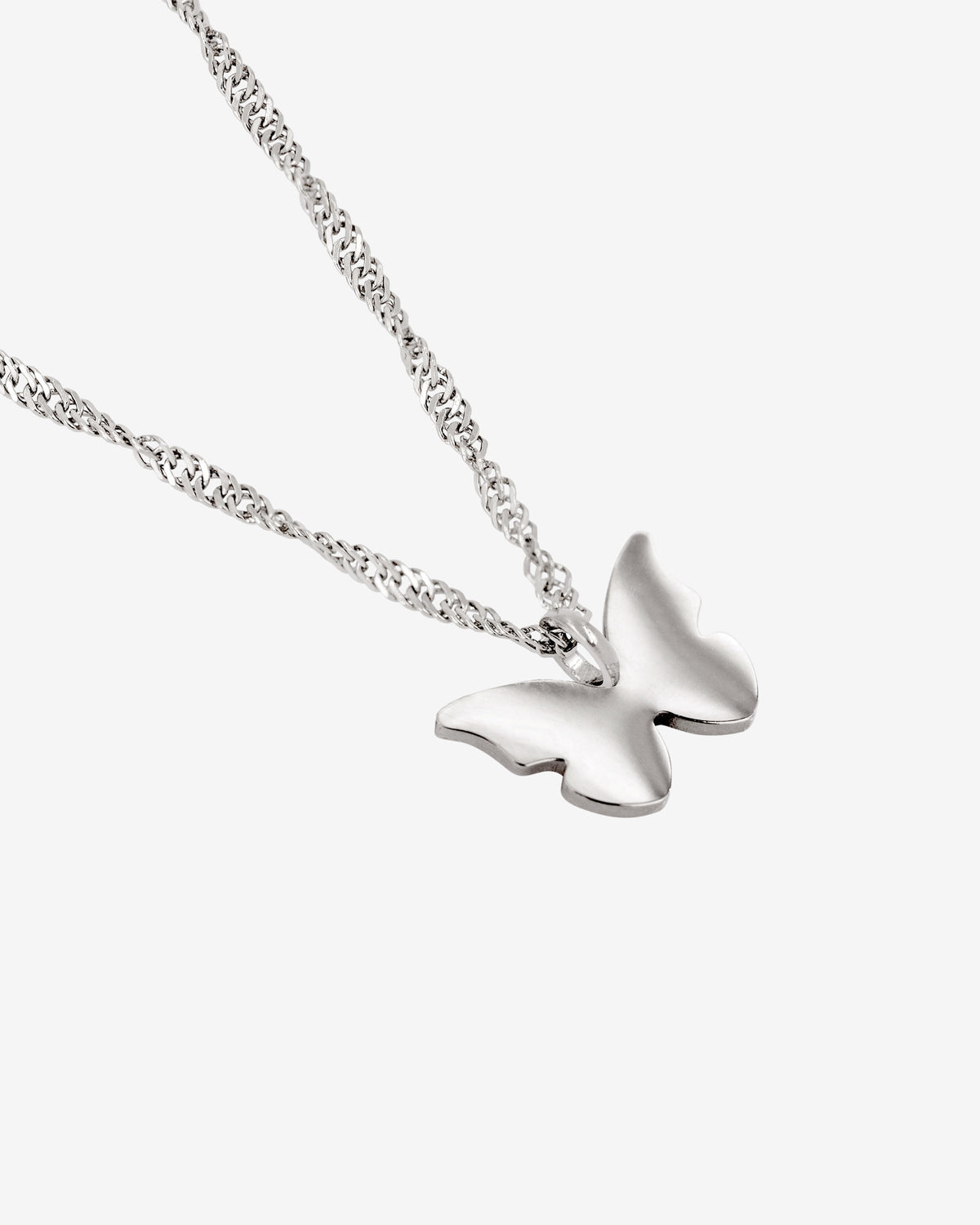 Flutterby Necklace Silber