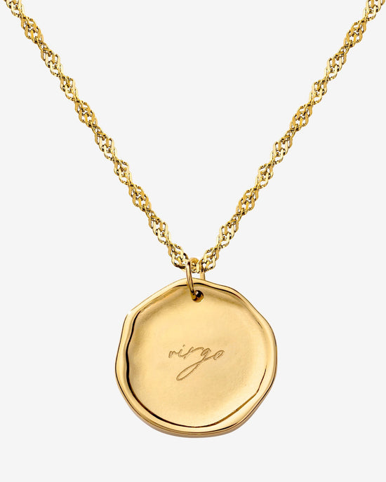 Zodiac Necklace Gold