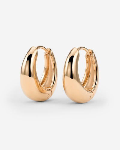 Gilded Curve Hoops Roségold