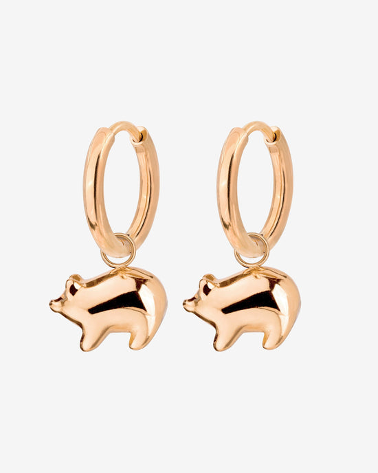 Piggy Hoop Set Small Roségold