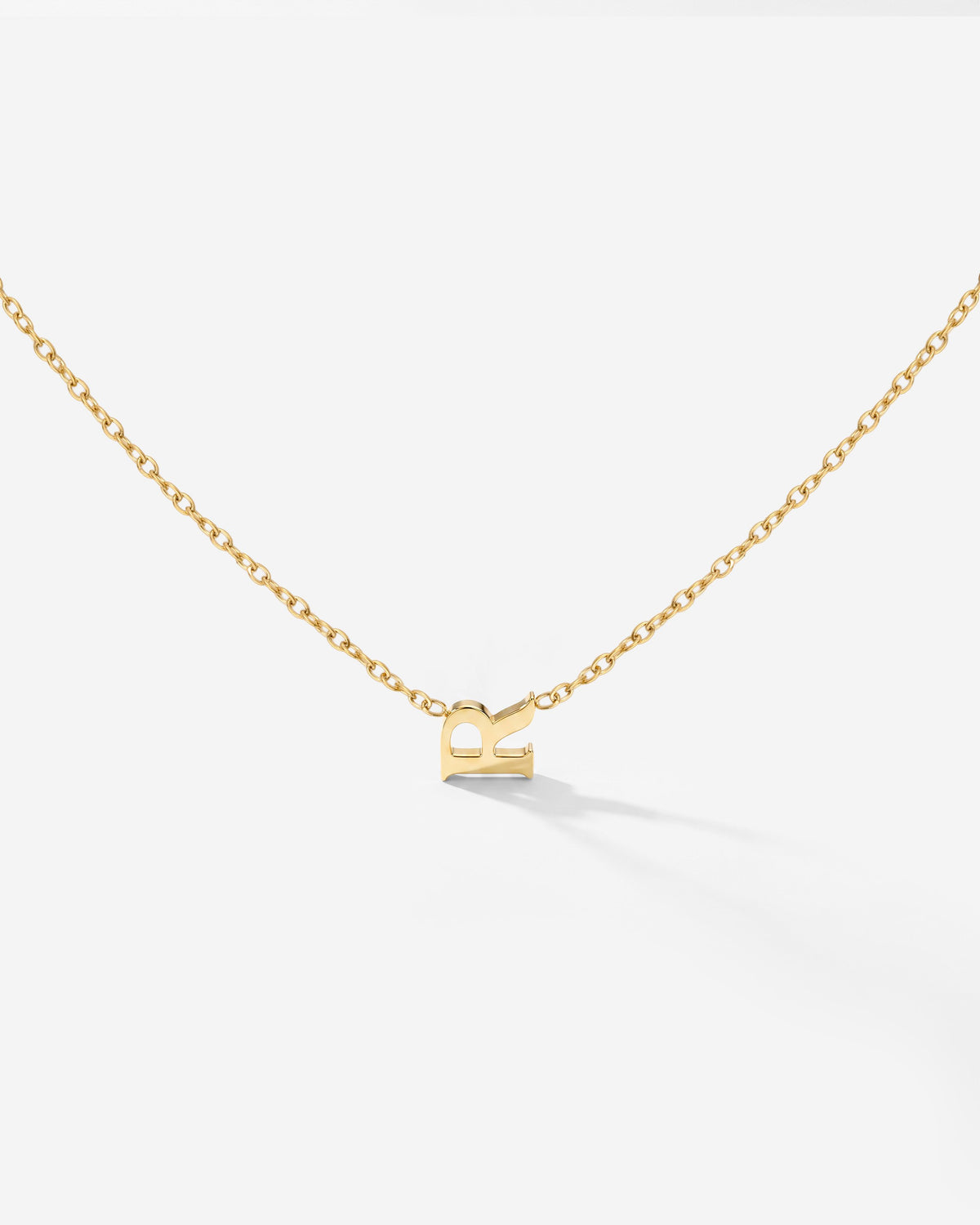 Tiny Letter Necklace