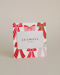 LUA XMAS Bows Gutschein mit Umschlag