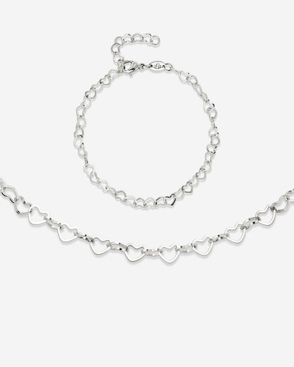 Heart after Heart Bundle Silber