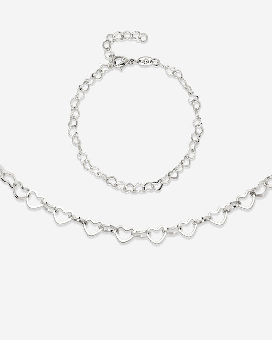 Heart after Heart Bundle Silber