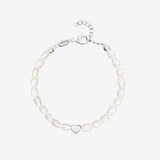 Love me a Pearl Bracelet Silber