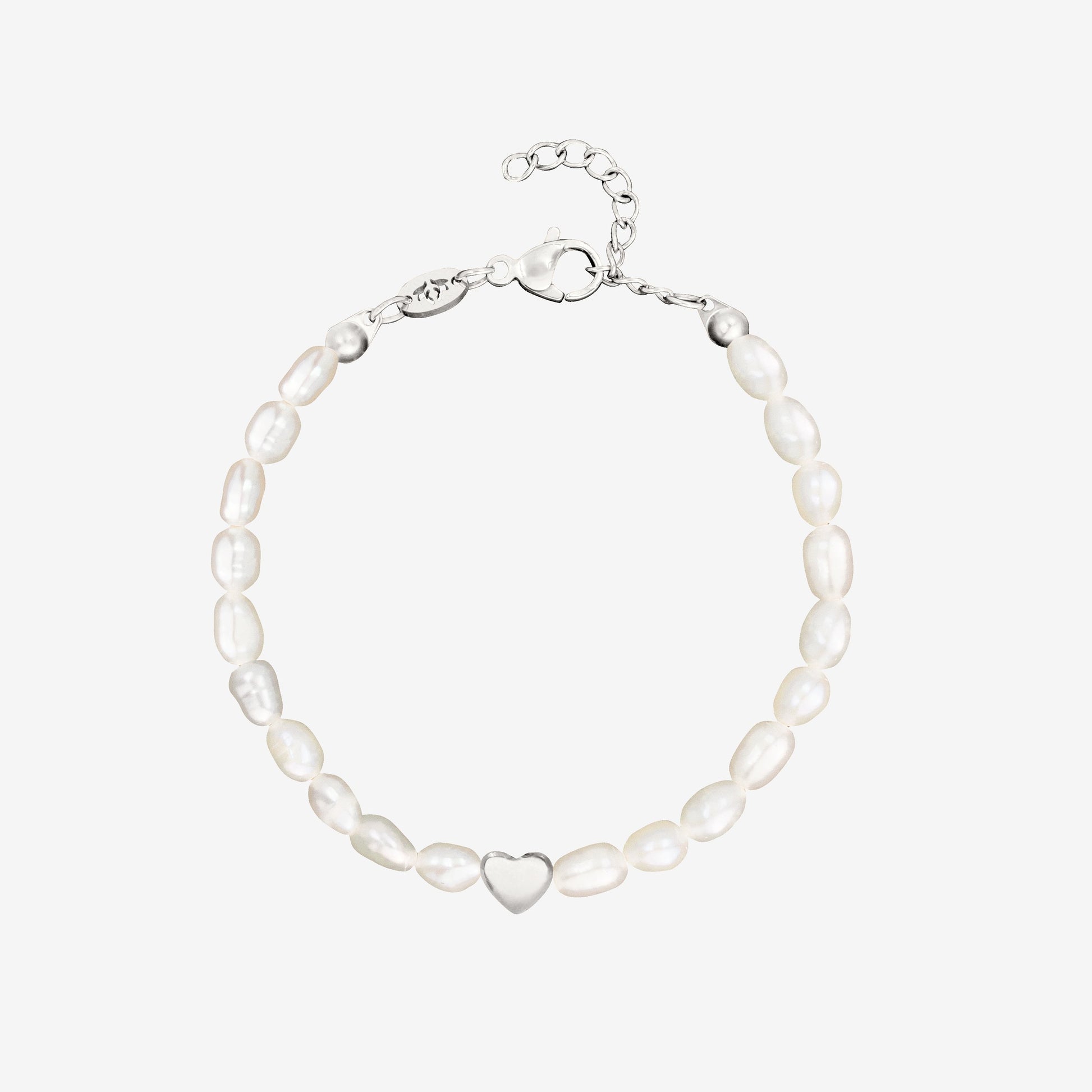 Love me a Pearl Bracelet Silber