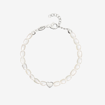 Love me a Pearl Bracelet Silber