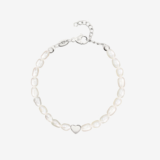 Love me a Pearl Bracelet Silber