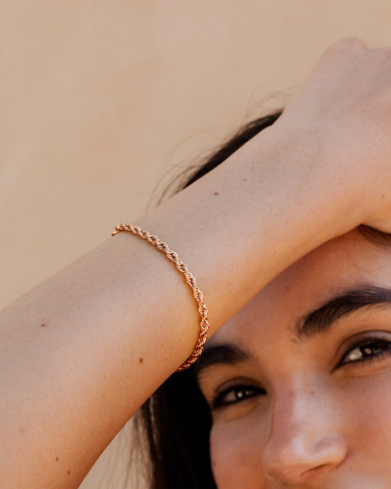 Rope Chain Bracelet Roségold