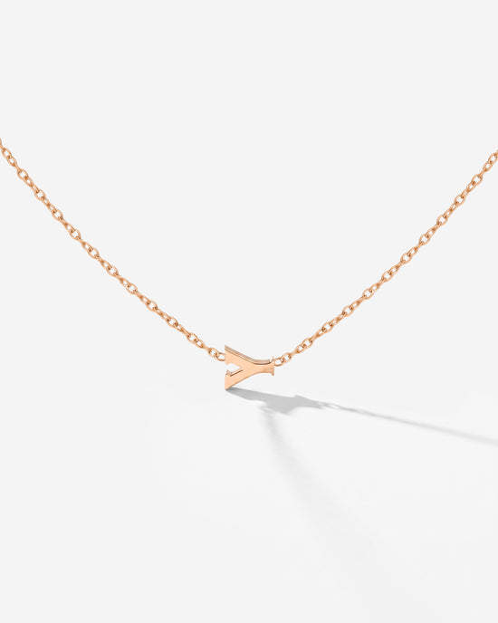 Tiny Letter Necklace
