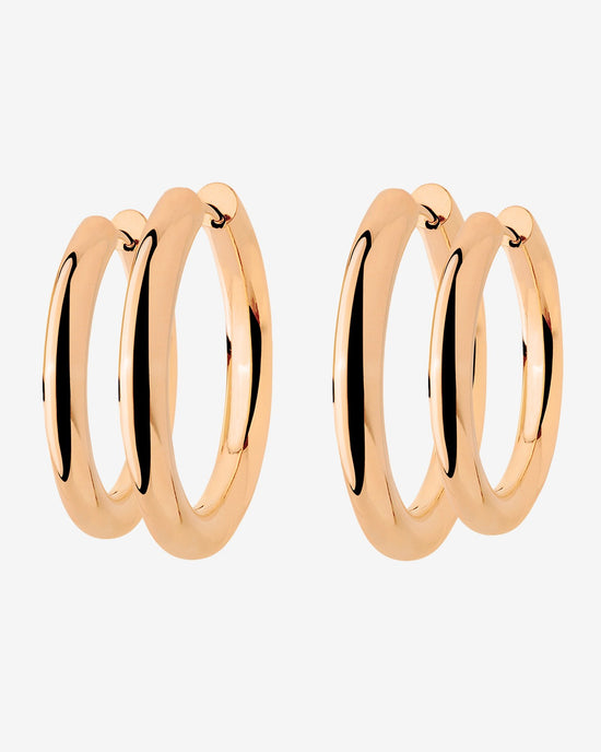 Chunky Lover Hoop Bundle Large Roségold