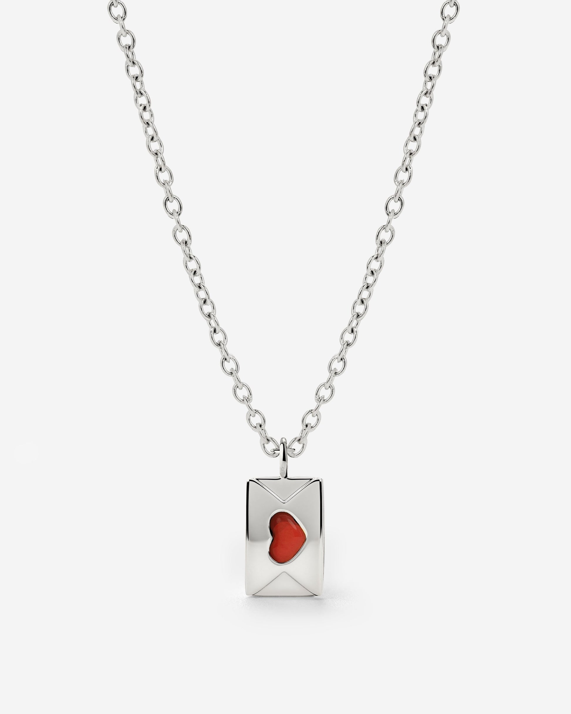 Love Letter Necklace Silber
