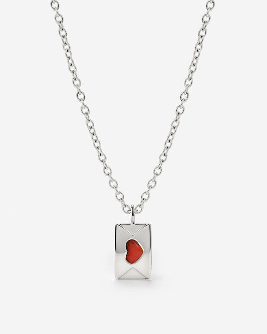 Love Letter Necklace Silber
