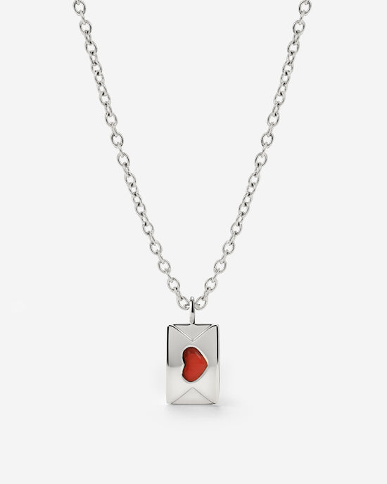 Love Letter Necklace Silber