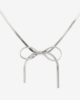 Sweet Bow Necklace Silber